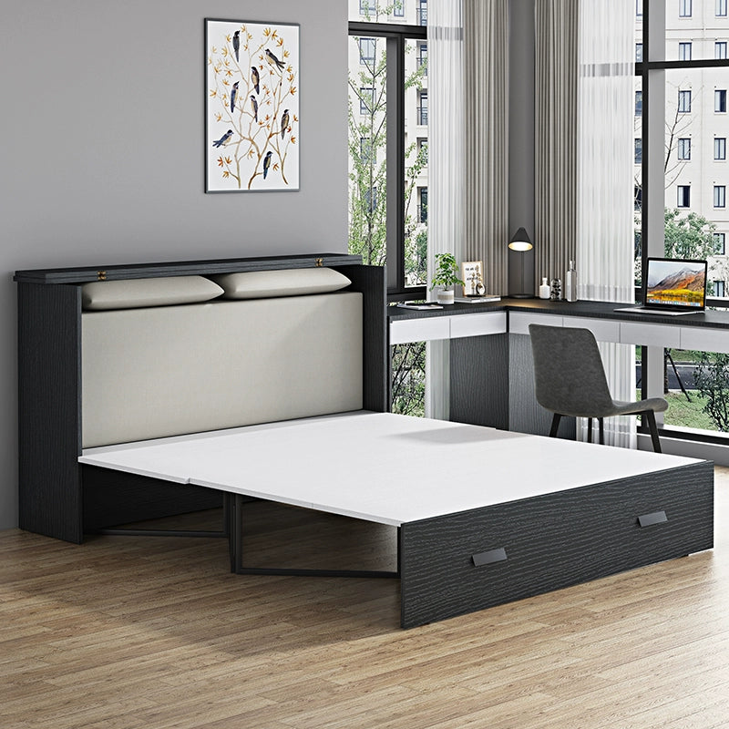 Multifunctional invisible folding bed Modern office high-end nap Hidden simple wall bed Bookcase dual-purpose